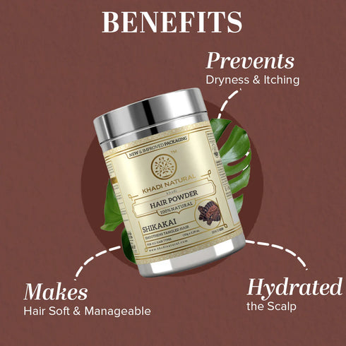 Khadi Naturals Ayurvedic Shikakai Powder
